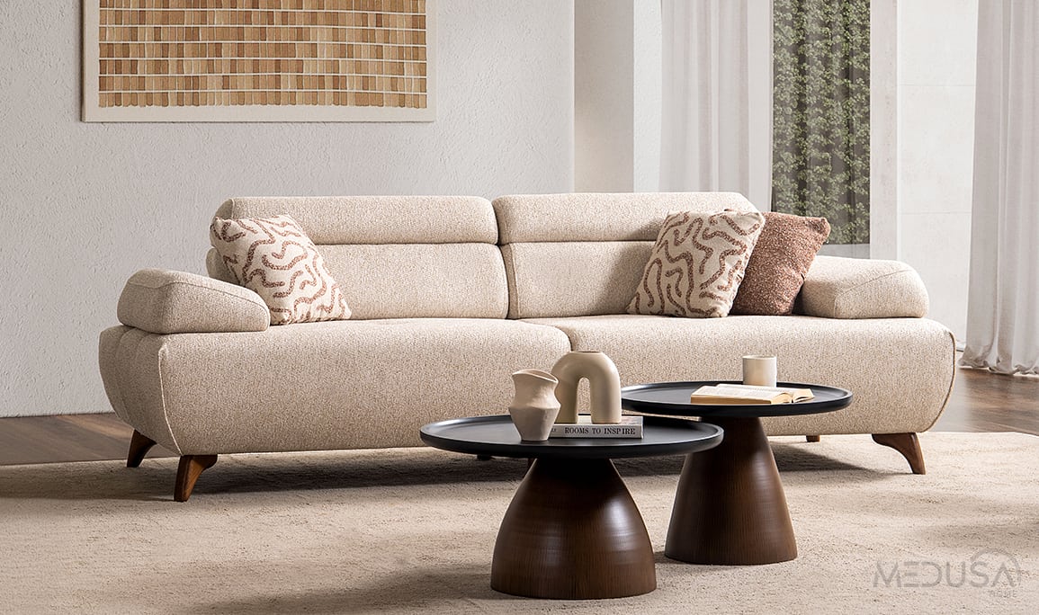 Medusa Home Mobilya - Gusto Üçlü Koltuk