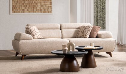 Medusa Home - Gusto Üçlü Koltuk