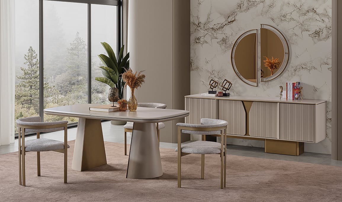 Medusa Home Mobilya - Heris Yemek Odası