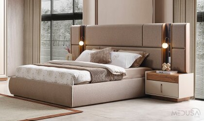 Medusa Home - Heritage Krem & Ceviz Karyola