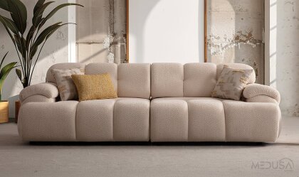 Medusa Home Mobilya - Hestia Premium Dörtlü Koltuk - Dörtlü Koltuk