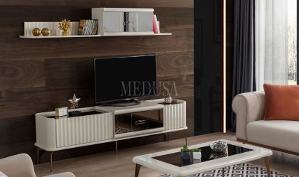 Medusa Home - Hilton Krem Tv Ünitesi