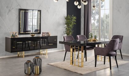 Medusa Home - Ibiza Gold Yemek Odası