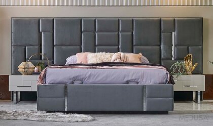 Medusa Home Mobilya - Ibiza Silver Karyola