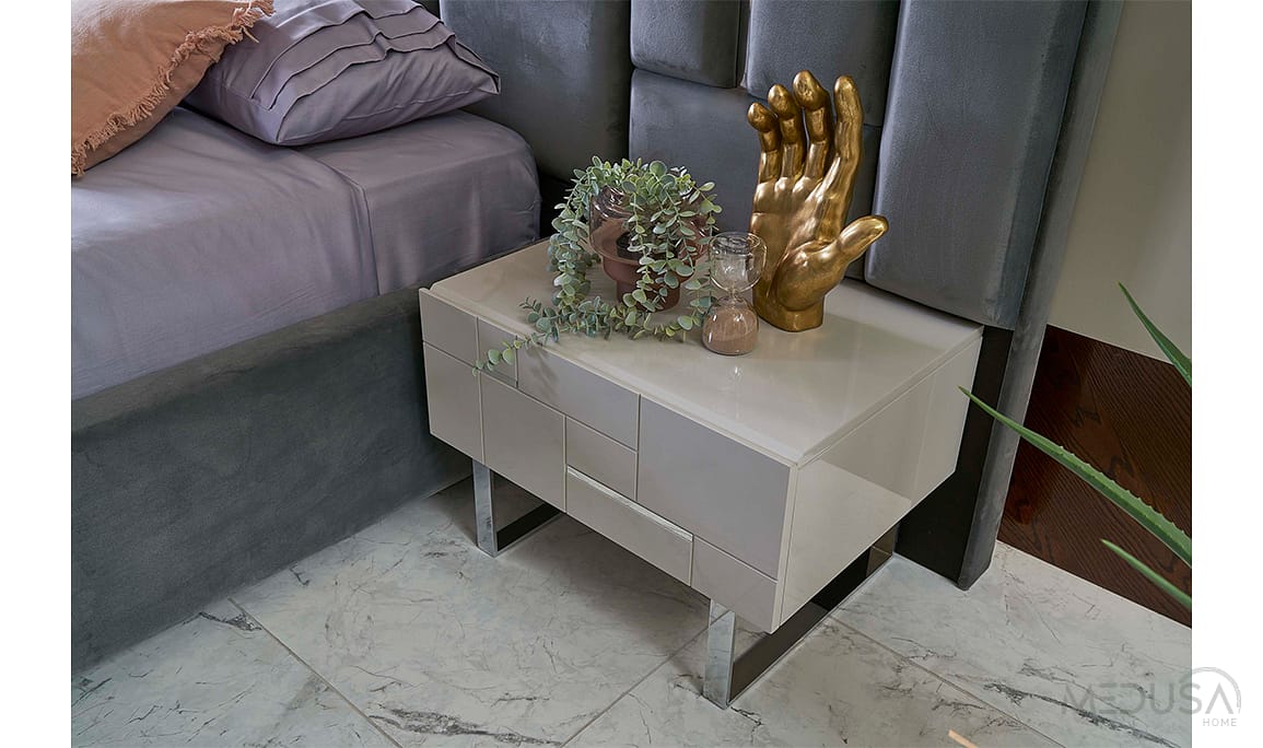 Medusa Home Mobilya - Ibiza Silver Karyola