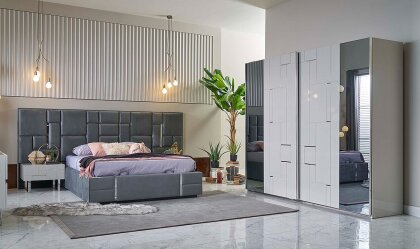 Medusa Home - Ibiza Silver Yatak Odası