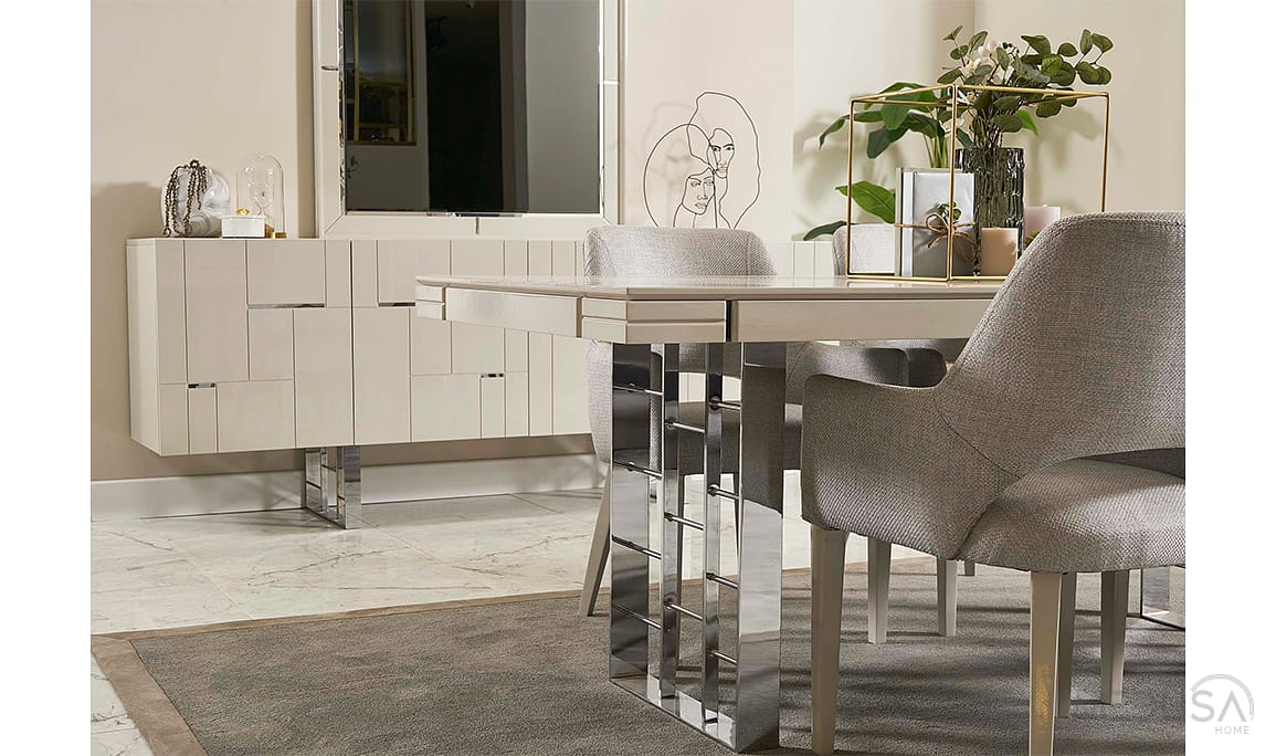 Medusa Home Mobilya - Ibiza Silver Yemek Odası