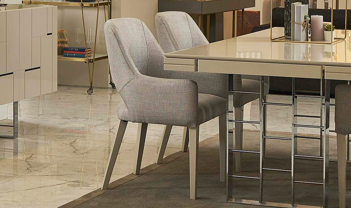 Medusa Home Mobilya - Ibiza Silver Yemek Odası