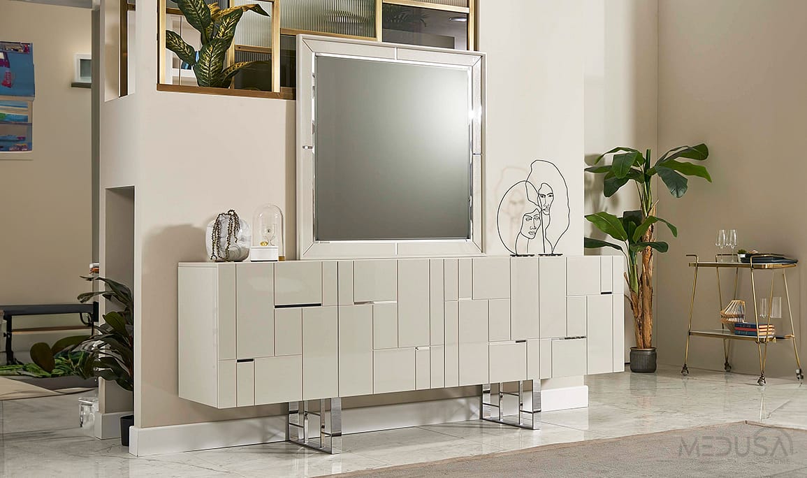 Medusa Home Mobilya - Ibiza Silver Yemek Odası