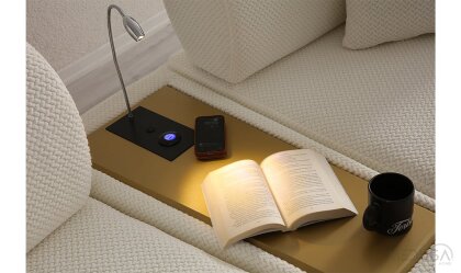 Medusa Home Mobilya - İlyora Antik Yataklı ve Sehpalı Üçlü Koltuk