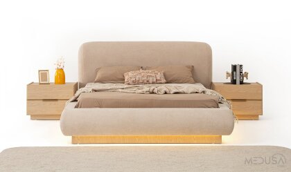 Medusa Home Mobilya - İmza Meşe Karyola - Karyola Modelleri