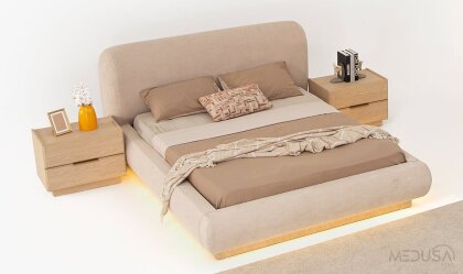 Medusa Home Mobilya - İmza Meşe Karyola