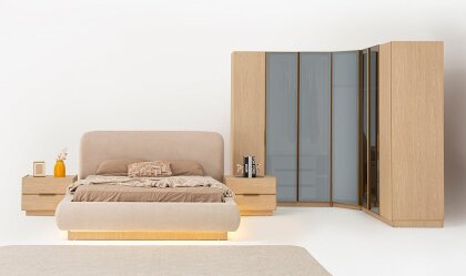 Medusa Home - İmza Meşe Köşe Yatak Odası