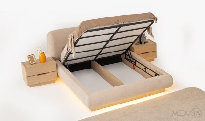 Medusa Home Mobilya - İmza Meşe Köşe Yatak Odası