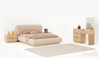 Medusa Home Mobilya - İmza Meşe Yatak Odası 