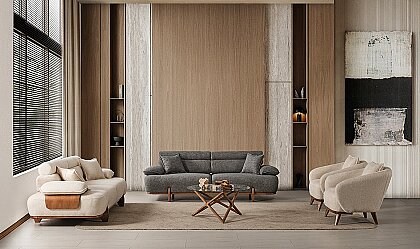 Medusa Home Mobilya - Joyage Koltuk Takımı - Modern Koltuk Takımları