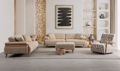 Medusa Home Mobilya - Kairos Koltuk Takımı - Yataklı Koltuk Takımları