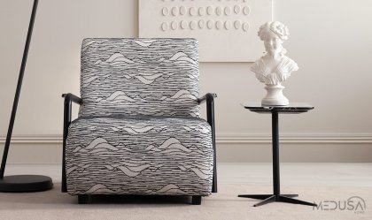 Medusa Home Mobilya - Kairos Noir Berjer