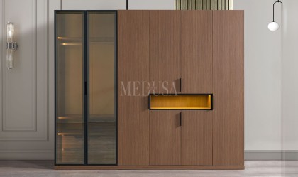 Medusa Home - Kaplan 6 Kapılı Gardırop