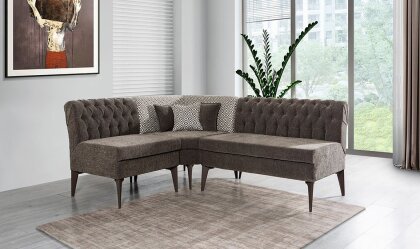 Medusa Home - Katar Kahverengi Mutfak Köşesi Ekbank