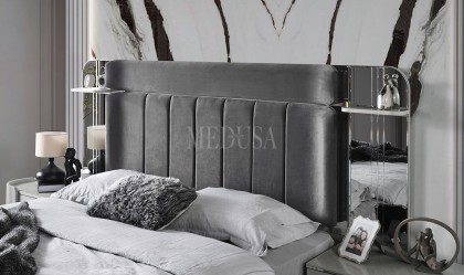 Medusa Home Mobilya - Kayra Sis Grisi Karyola