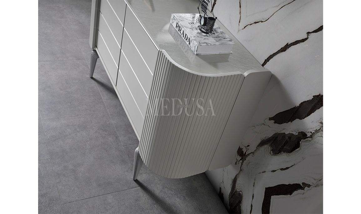 Medusa Home Mobilya - Kayra Sis Grisi Yatak Odası