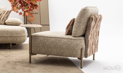 Medusa Home Mobilya - Kays 4+3+1 Koltuk Takımı
