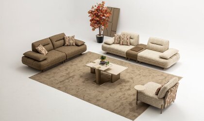 Medusa Home Mobilya - Kays Sehpalı Koltuk Takımı - Modern Koltuk Takımları