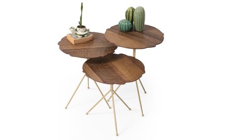 Medusa Home Mobilya - Kiev Gold Zigon Sehpa