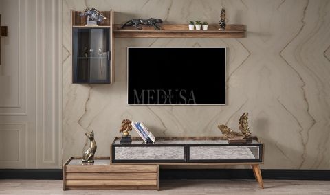 Medusa Home - Klas Ceviz Tv Ünitesi