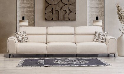 Medusa Home - Kristal Motorlu Beşli Koltuk