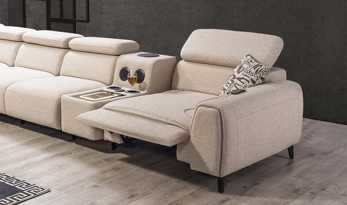 Medusa Home Mobilya - Kristal Motorlu Kollu Modül