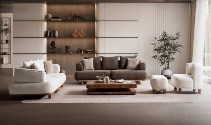 Medusa Home - Latte Koltuk Takımı
