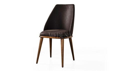 Medusa Home - Legno Sandalye K. Kahve
