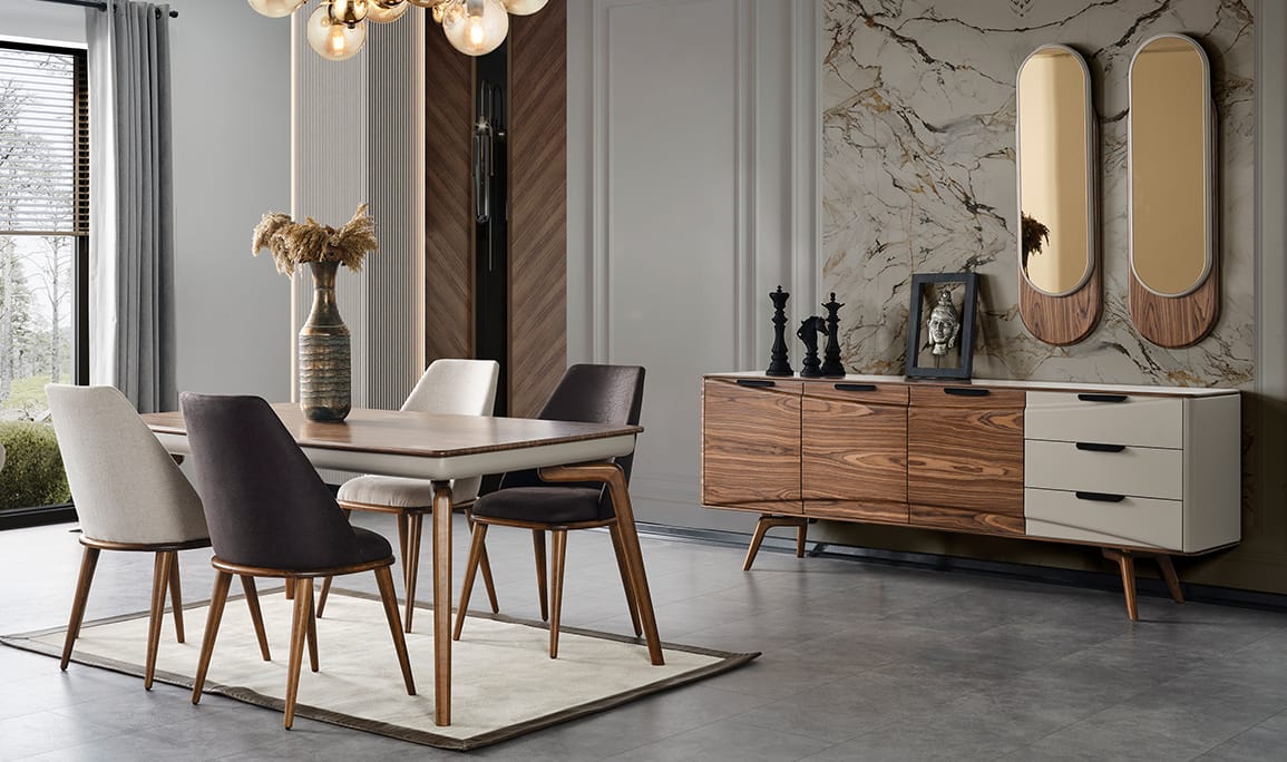 Medusa Home Mobilya - Legno Yemek Odası