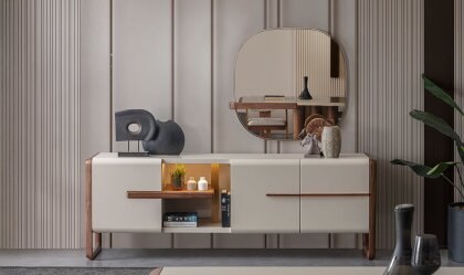 Medusa Home - Leona Ceviz Konsol