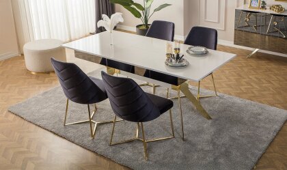Medusa Home - Lexus Aytaşı Gold Yemek Masası