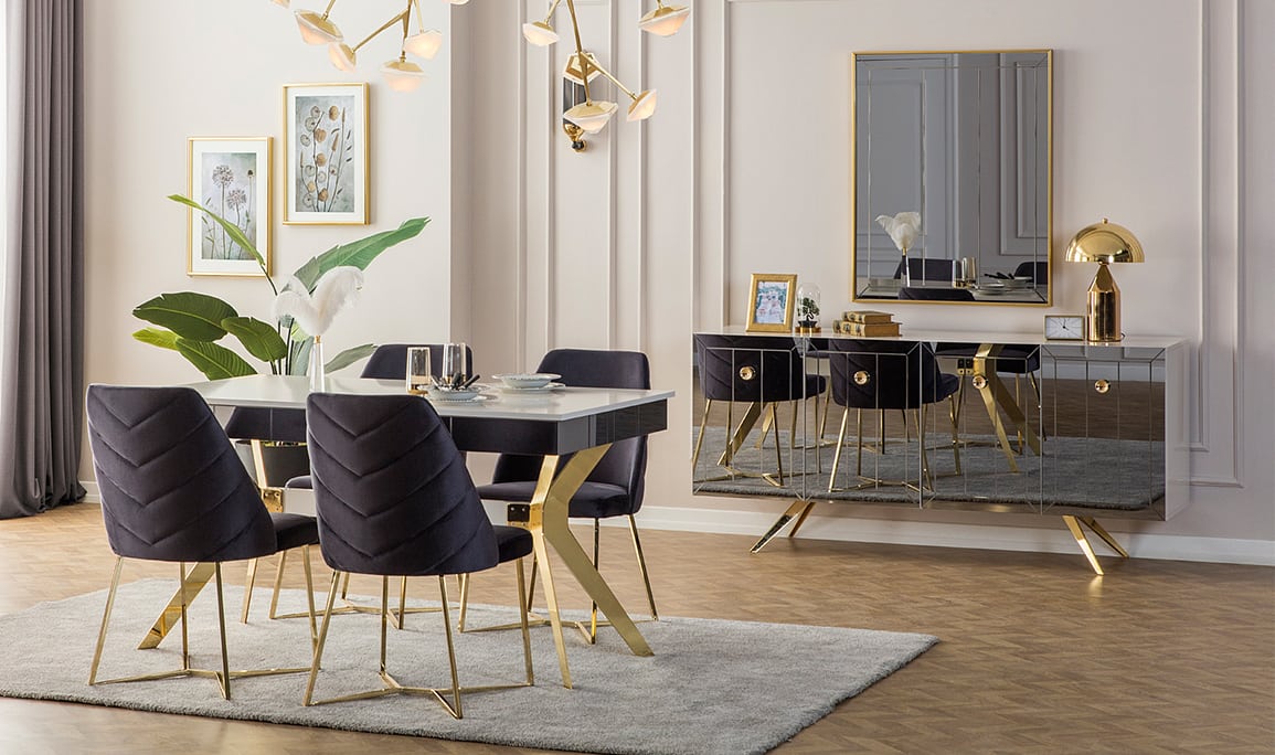 Medusa Home Mobilya - Lexus Aytaşı Gold Yemek Odası