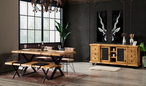 Medusa Home - Life Ahşap Yemek Odası