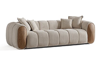 Medusa Home Mobilya - Linfa Ceviz Koltuk Takımı