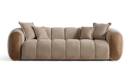 Medusa Home Mobilya - Linfa Ceviz Koltuk Takımı