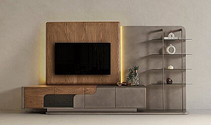 Medusa Home - Linfa Ceviz Tv Ünitesi
