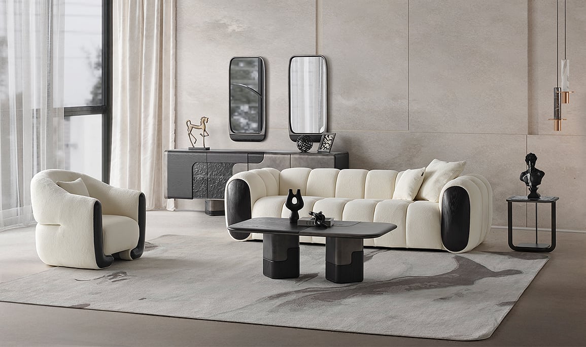 Medusa Home Mobilya - Linfa Üçlü Koltuk