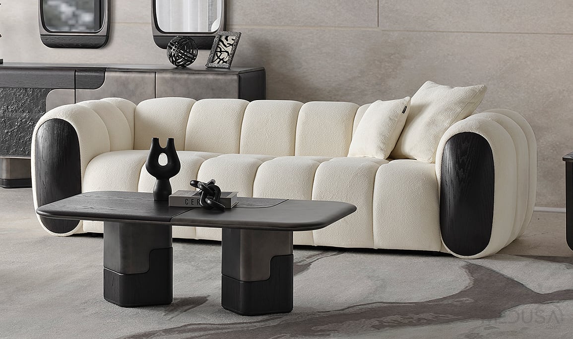 Medusa Home Mobilya - Linfa Üçlü Koltuk
