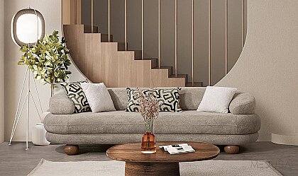 Medusa Home - Liora Vizon Üçlü Koltuk