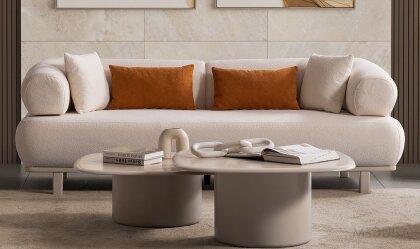 Medusa Home - Lita Üçlü Koltuk