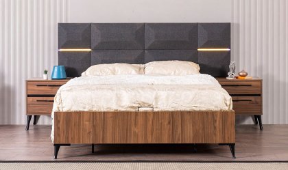 Medusa Home Mobilya - Liva Ceviz Karyola
