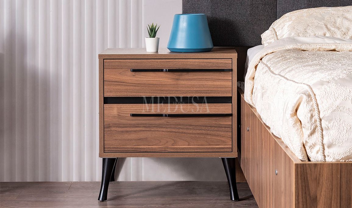 Medusa Home Mobilya - Liva Ceviz Komodin