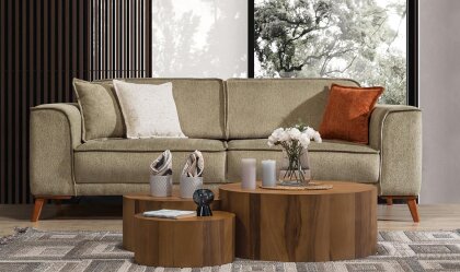 Medusa Home - Lofa Üçlü Koltuk
