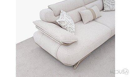 Medusa Home Mobilya - Lotis Üçlü Koltuk